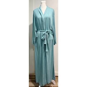 NATORI Shangri-La Long Robe Modal Loungewear Pajamas Size XL